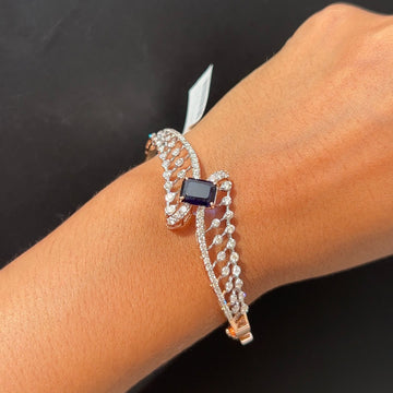 Midnight Grace Sapphire Diamond Bracelet