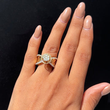 Crownlace Solitaire Diamond Ring