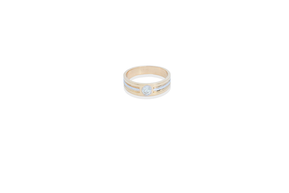 Luxeon Men's Diamond Solitaire Ring
