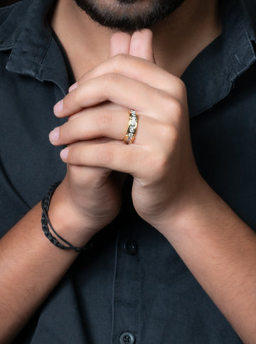 Radiant Mens Diamond Band Ring