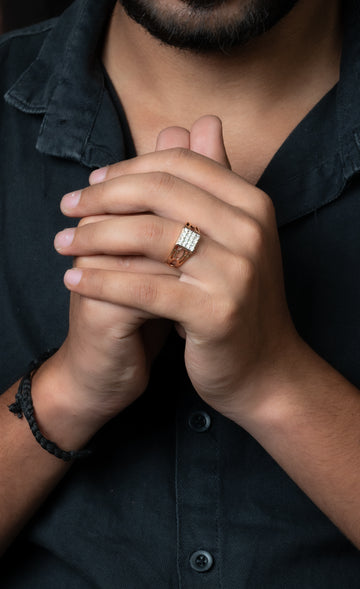 Axiom Men's Diamond Ring