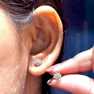 Starbloom Diamond Stud Earrings