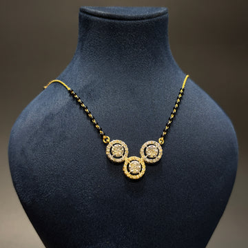 Triple Sphere Diamond Mangalsutra
