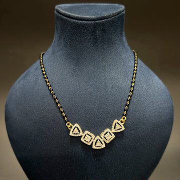 Trinity Edge Diamond Mangalsutra