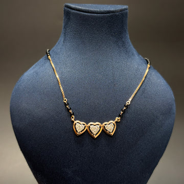 Triple Vows Diamond Mangalsutra