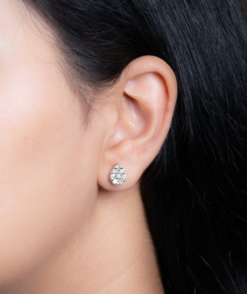 Pear Diamond Earrings