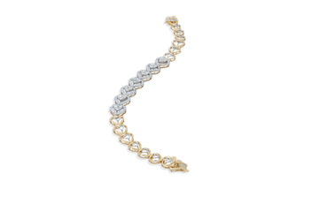 Celestial Heartbeat Diamond Bracelet