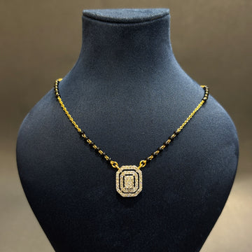 Geometric Diamond Mangalsutra