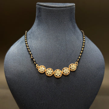 Floral Cluster Diamond Mangalsutra