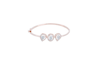 Trinity Dewdrop Diamond Bracelet
