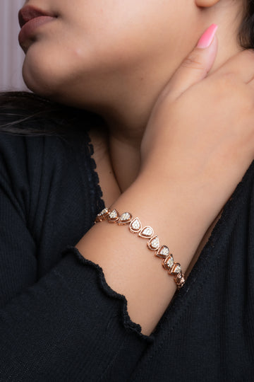 Seraphic Spiral Diamond Bracelet