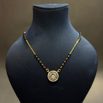 Round Diamond Mangalsutra