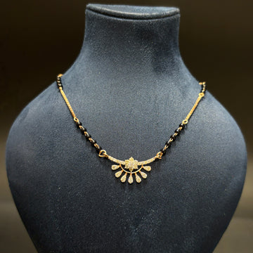 Sunburst Diamond Mangalsutra