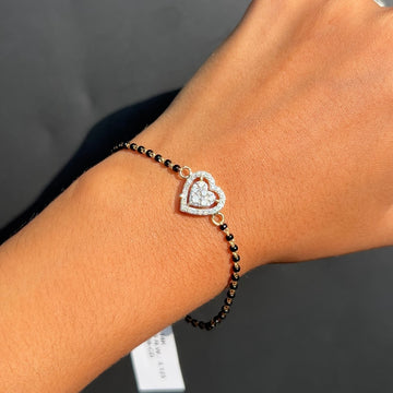Petite Spark Diamond Mangalsutra Bracelet