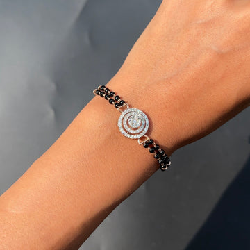 Orbit Diamond Mangalsutra Bracelet