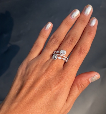 TwinAura Duo Diamond Ring