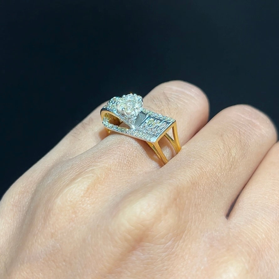 Radiant Arc Ring