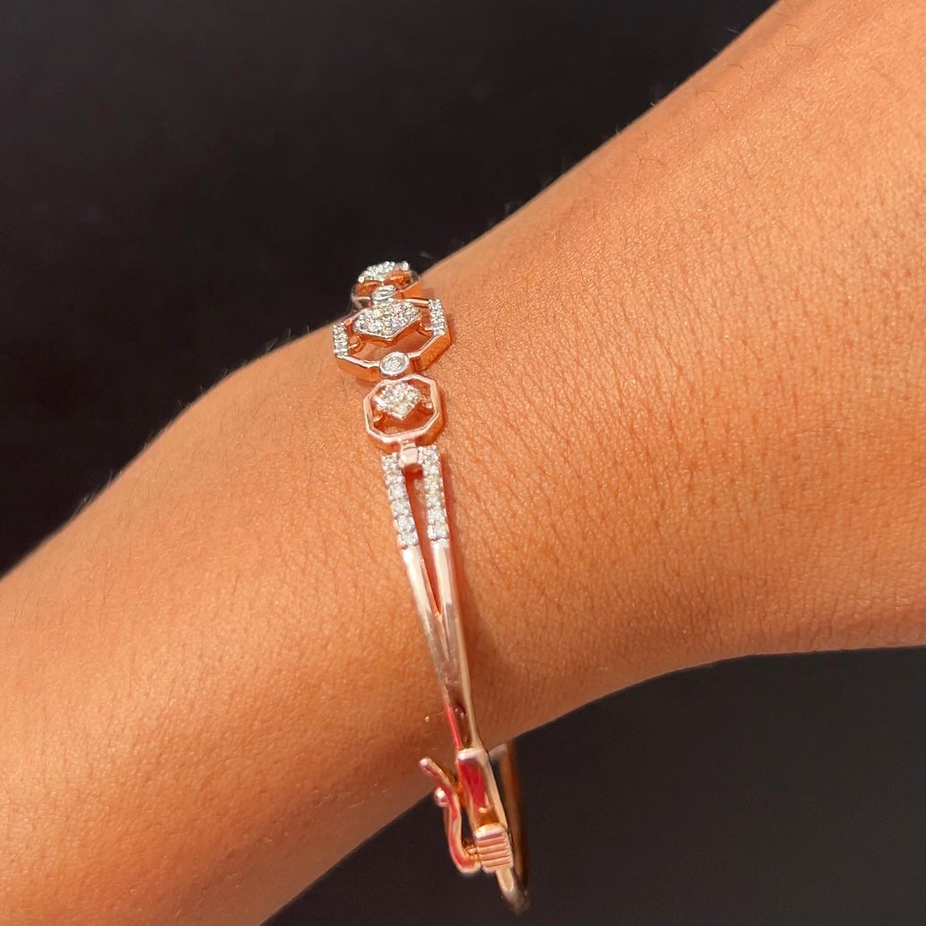 Astra Hexa Diamond Bracelet