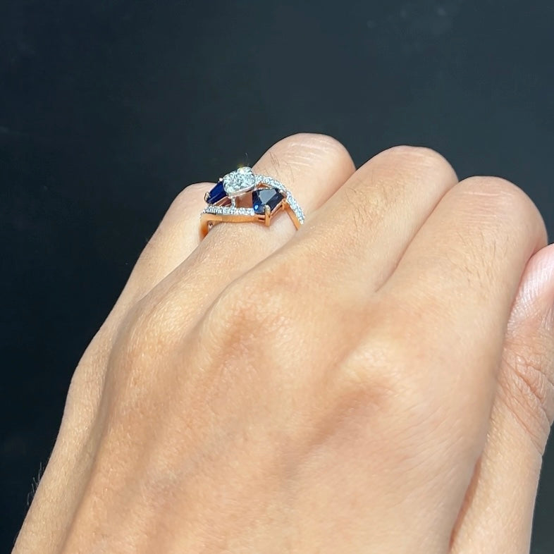 Aurelia Blue Vision Ring