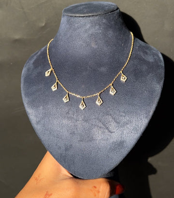 Kavya Diamond Charm Necklace