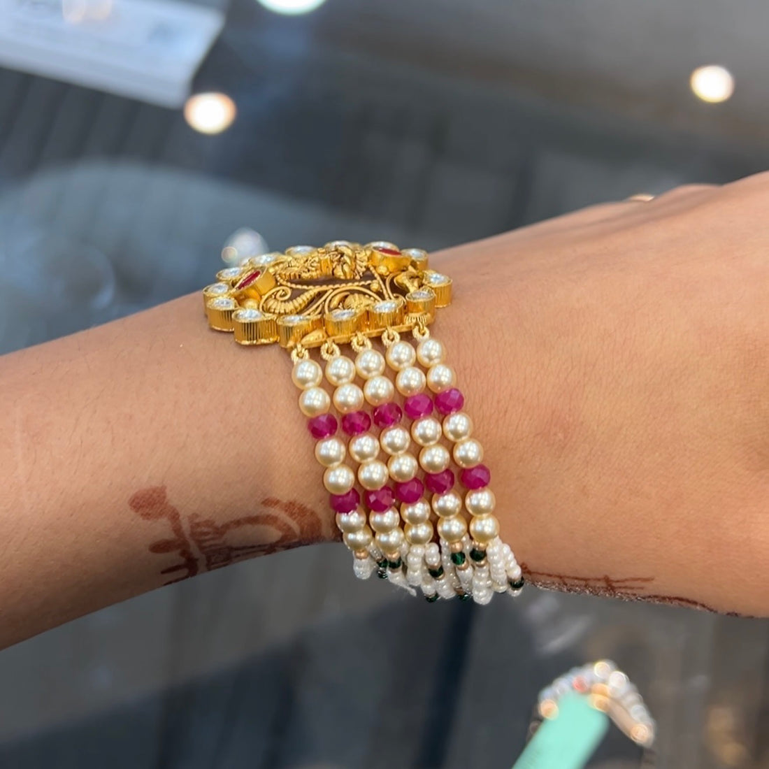 Swarnika Antique Gold Bracelet