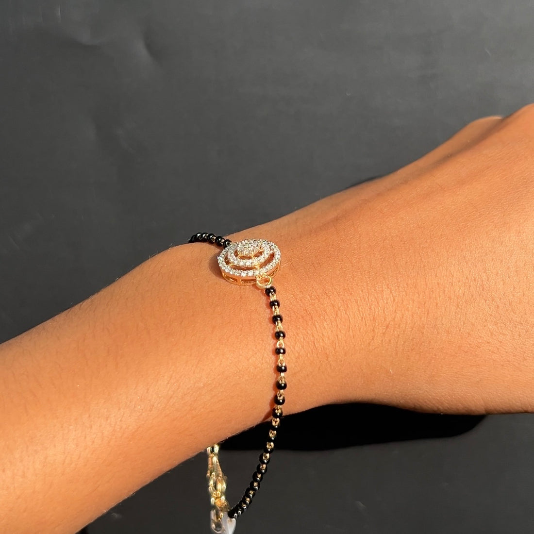 Trinity Glow Diamond Mangalsutra Bracelet