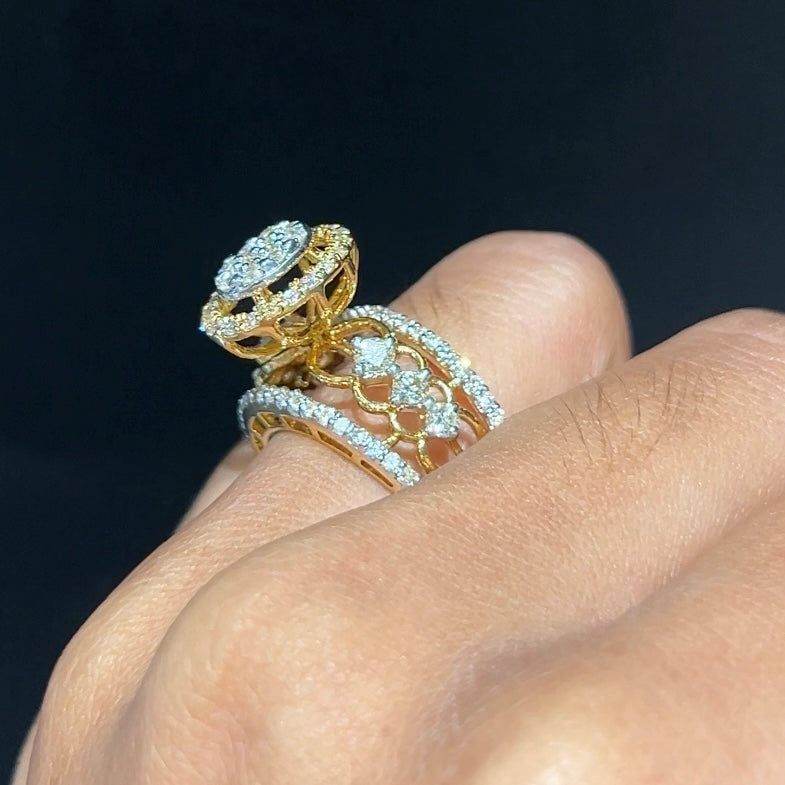 Oval Glory Diamond Ring