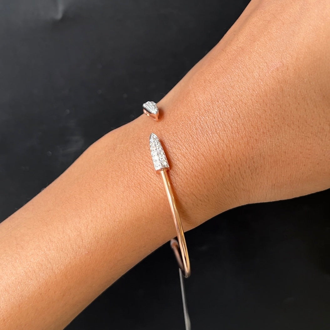 Spear Diamond Cuff Bracelet