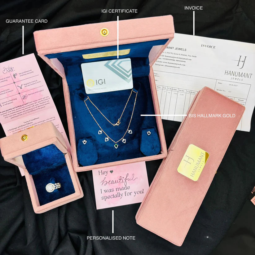 Haritika Grace Diamond Necklace Set