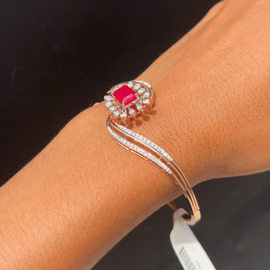 Ruby Radiance Diamond Bracelet