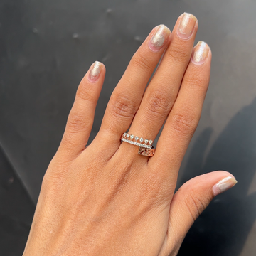 Anvika Twin Band Diamond Ring