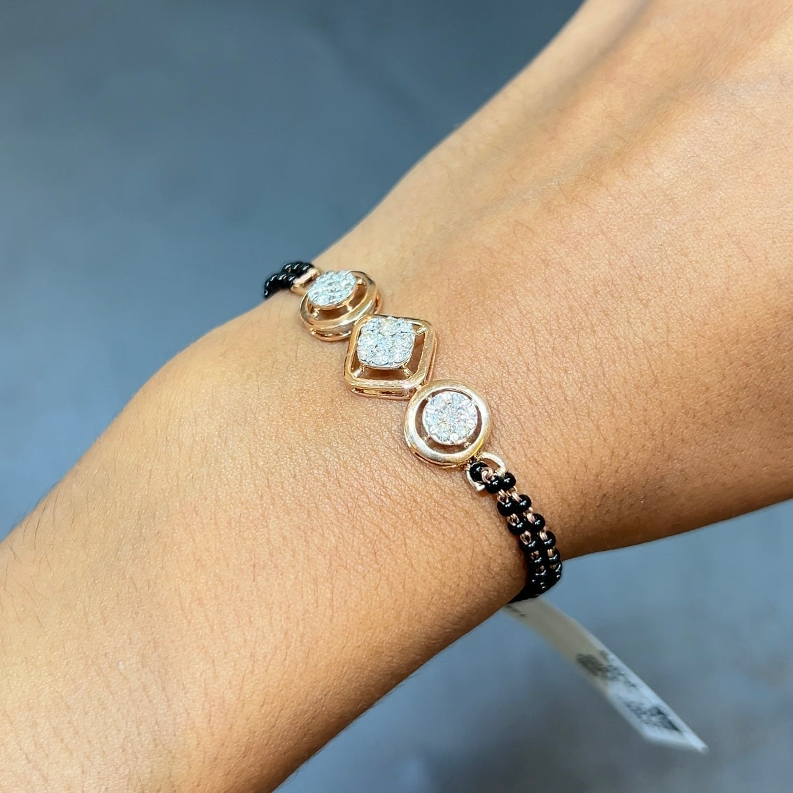 Eterna Trio Diamond Mangalsutra Bracelet