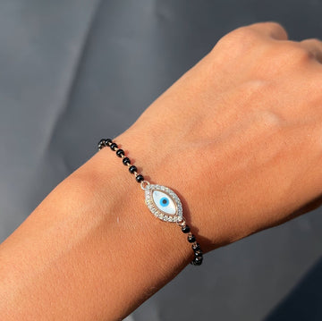 Mystic Eye Hand Mangalsutra Bracelet