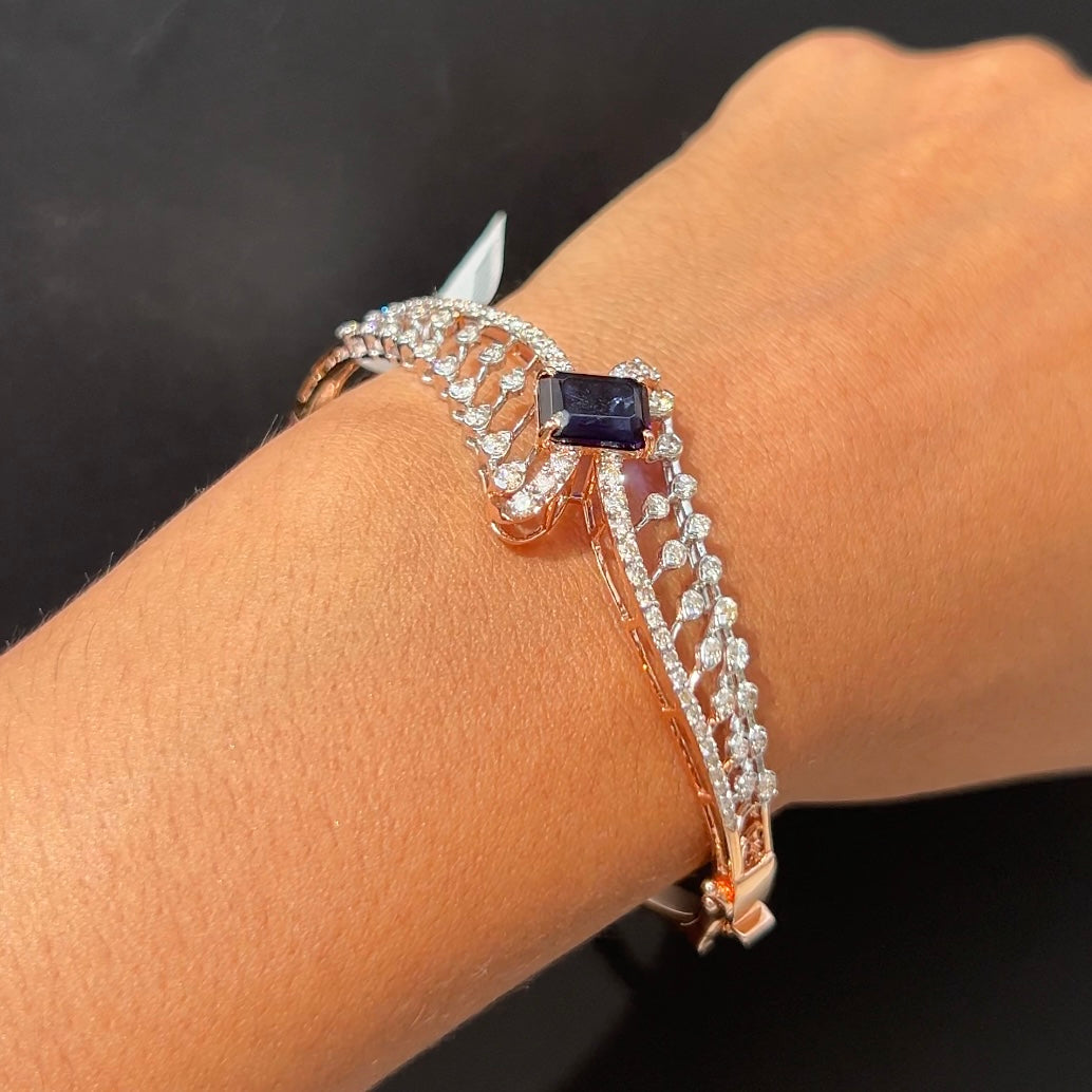 Midnight Grace Sapphire Diamond Bracelet