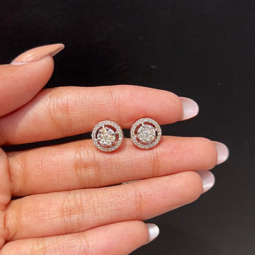 Classic Diamond Stud Earrings