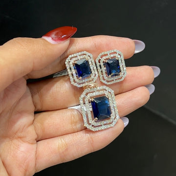 Royal Azure Pendant Set