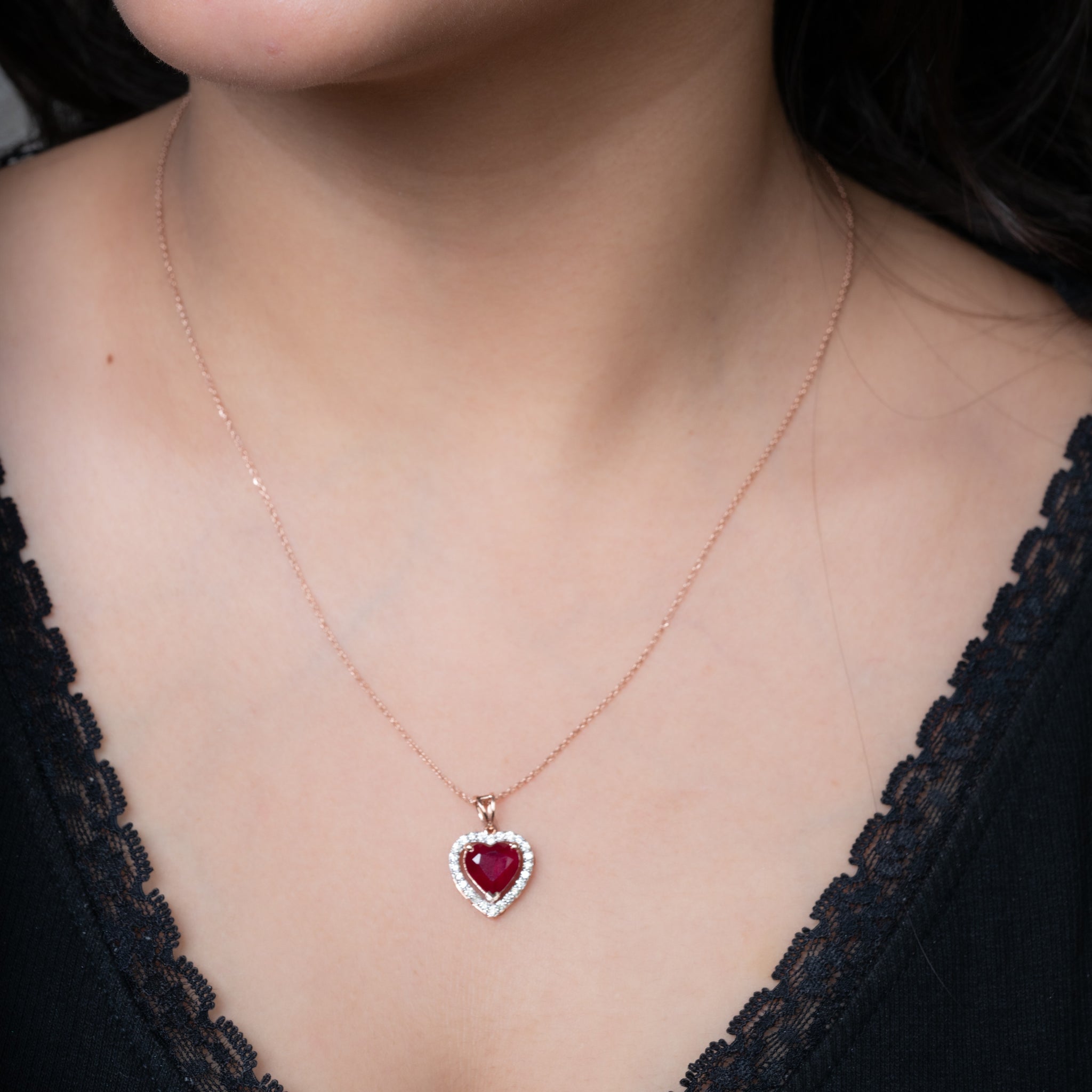 Happy Heart Pendant Set