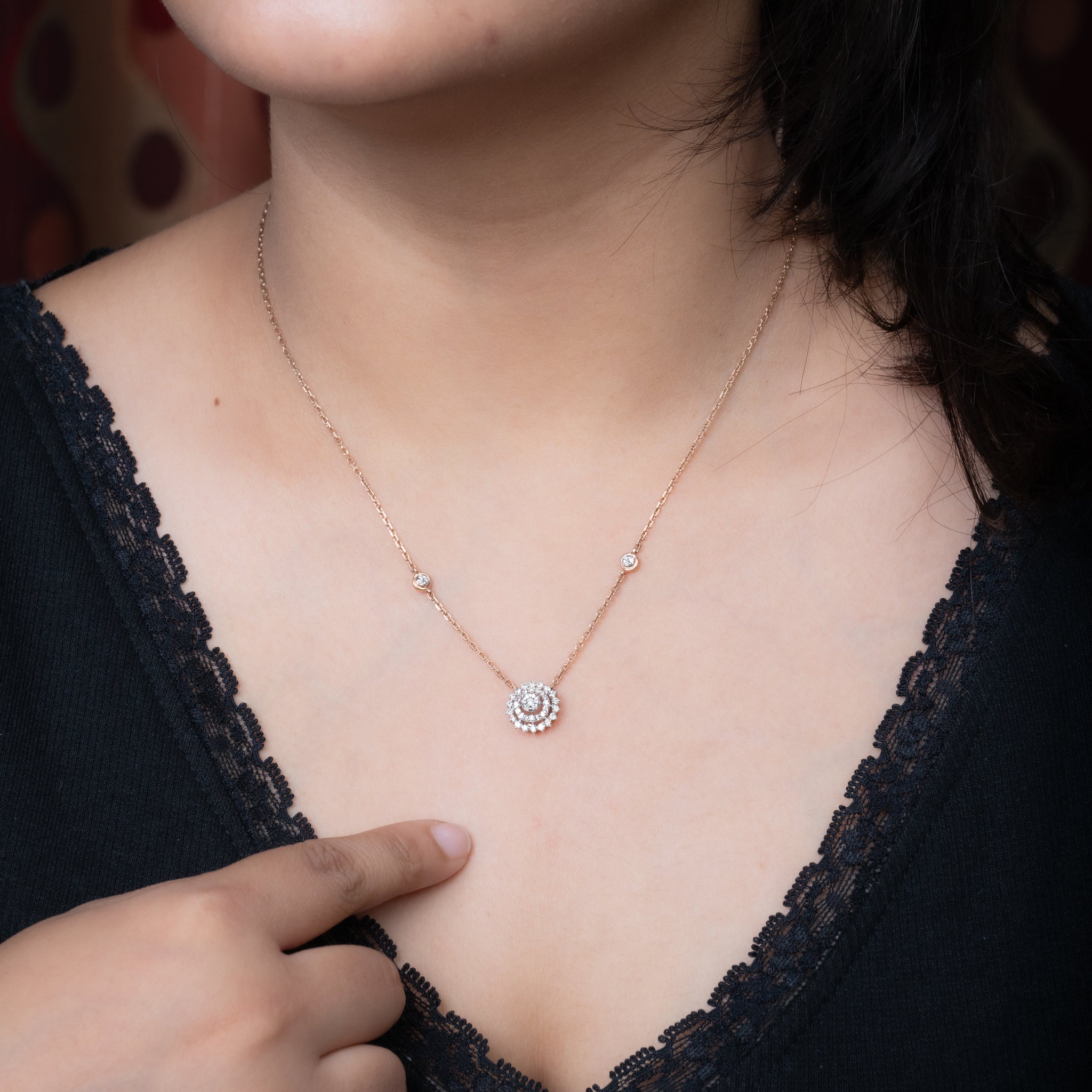 Crown Star Pendant Set