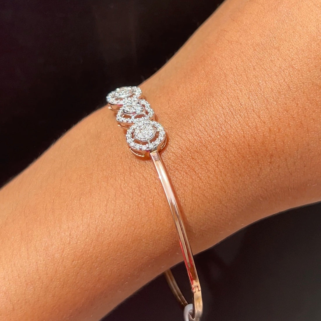 Trio Radiance Diamond Bracelet