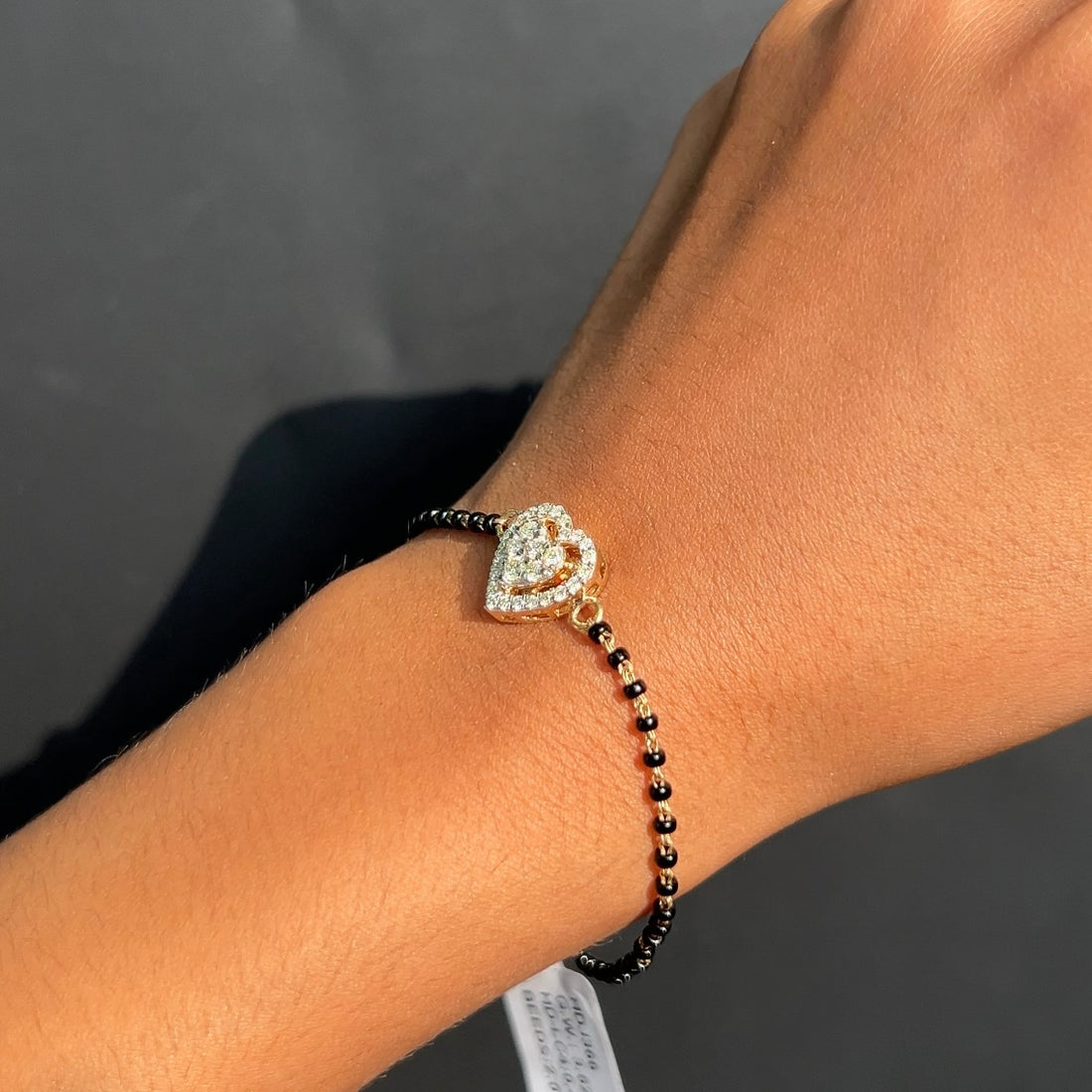 Petite Spark Diamond Mangalsutra Bracelet