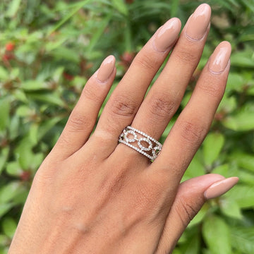 Diamond Loop Harmony Ring