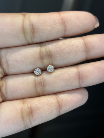 Aura Spark Diamond Stud Earrings
