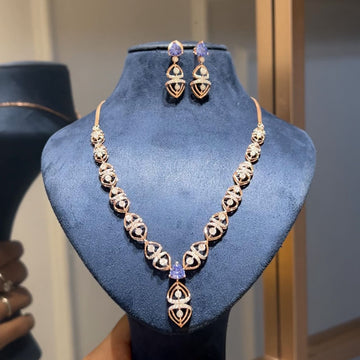 Aurelia Crown Diamond Necklace Set