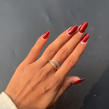 Ziya Wave Diamond Ring