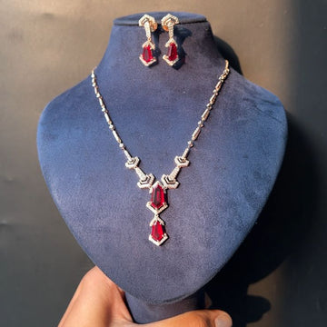 Raktima Astra Diamond Necklace Set