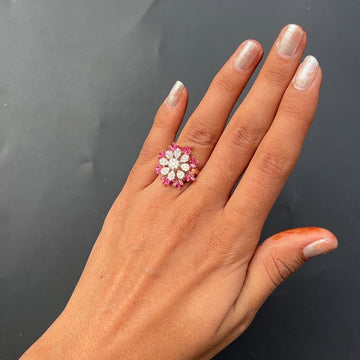 Ruhani Bloom Diamond Ring