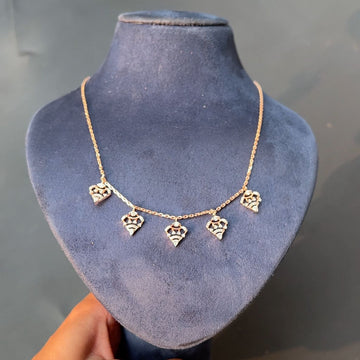 Hridaya Spark Diamond Charm Necklace