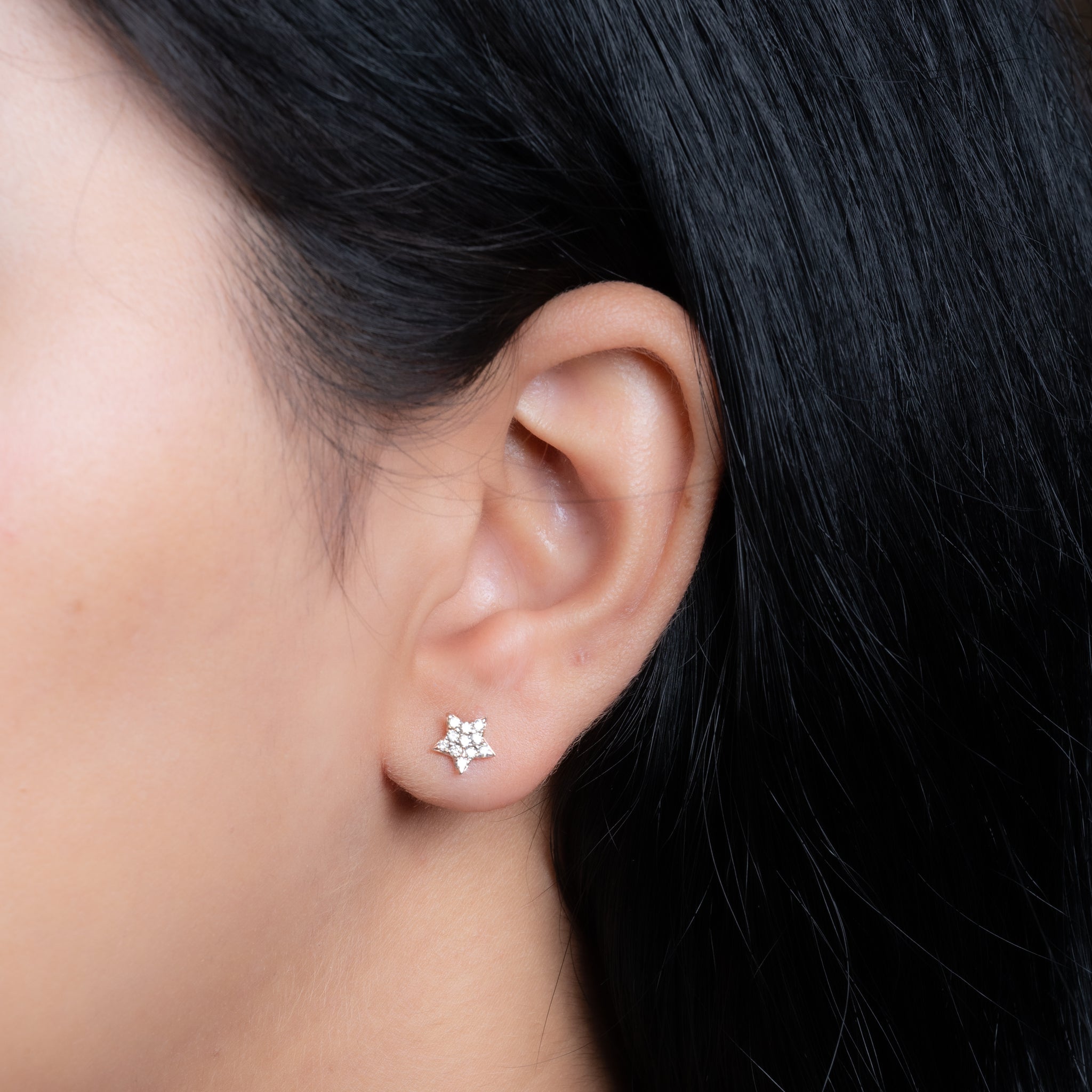 Star Diamond Earrings