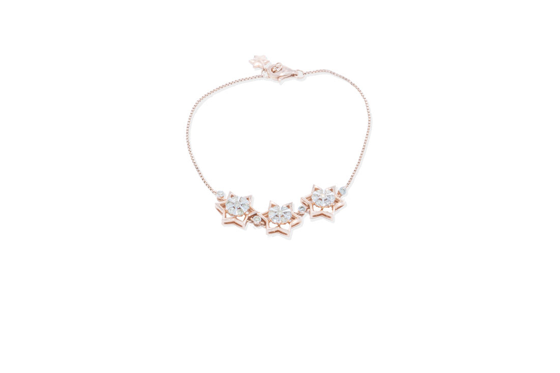 Stellar Bloom Diamond Bracelet