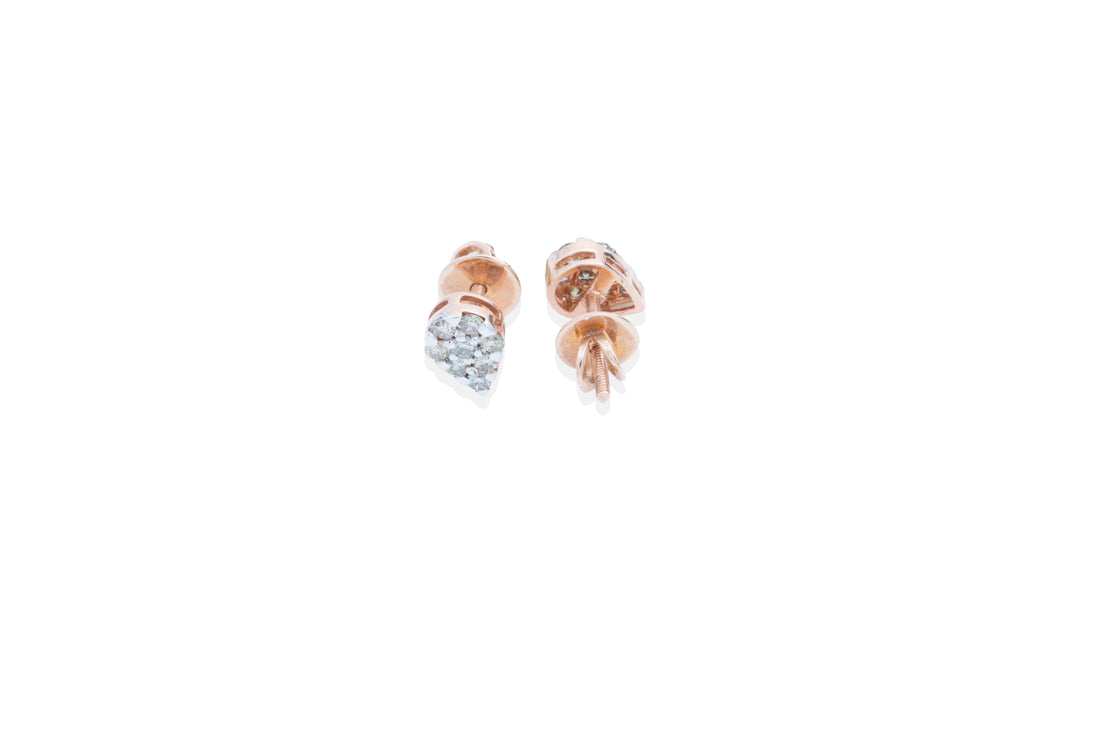 Drop Small  Diamond Earrings
